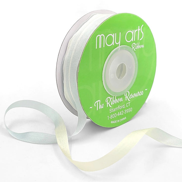1/4" 100% Hand-Dyed Variegated Silk Ribbon