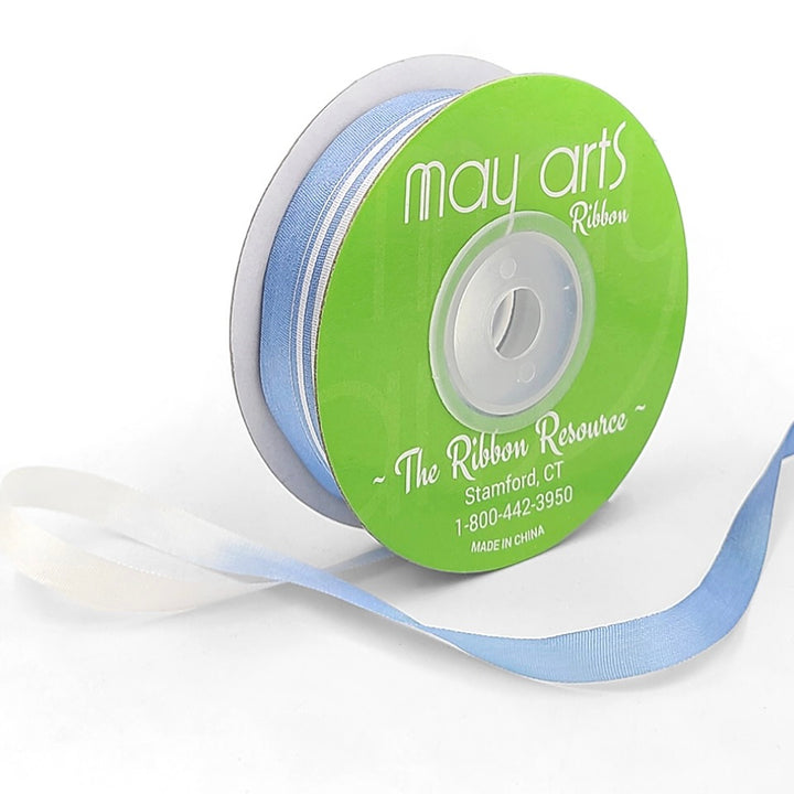 1/4" 100% Hand-Dyed Variegated Silk Ribbon