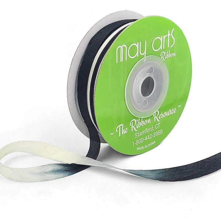1/4" 100% Hand-Dyed Variegated Silk Ribbon