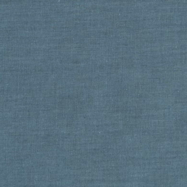 Tilda Chambray Fabric by the 1/4 Yard - Prussian