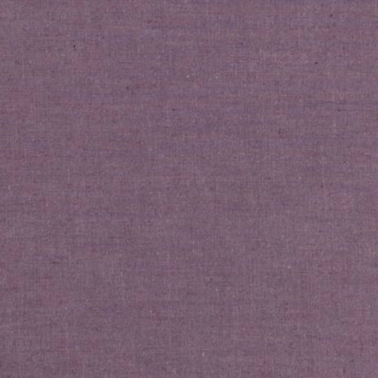 Tilda Chambray Fabric by the 1/4 Yard - Eggplant