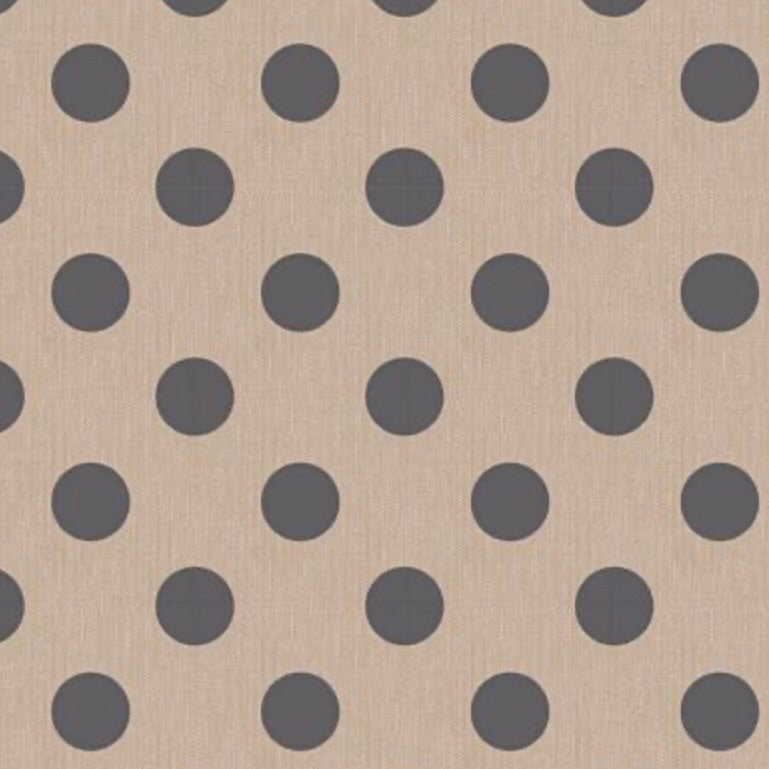 Tilda Chambray Fabric by the 1/4 Yard - Charcoal Dots