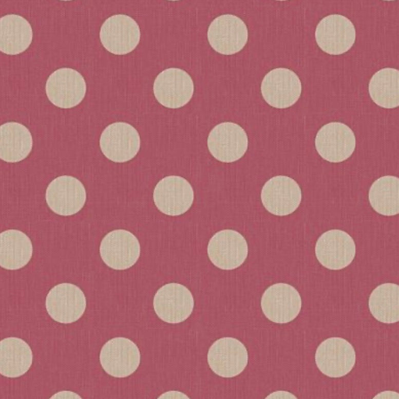 Tilda Chambray Fabric by the 1/4 Yard - Burgundy Dots