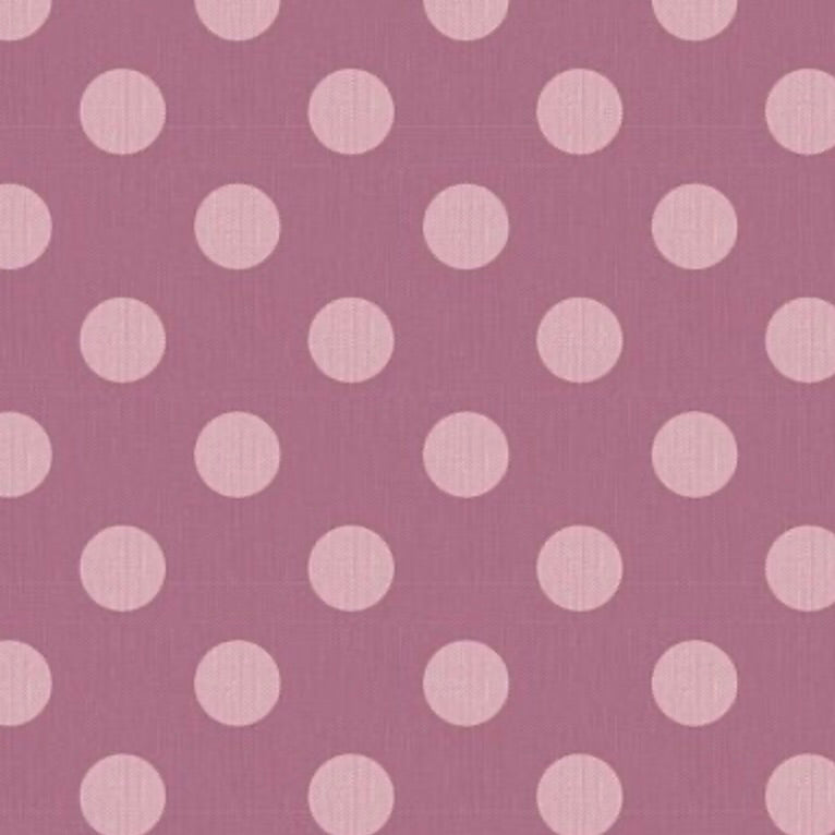 Tilda Chambray Fabric by the 1/4 Yard - Mauve Dots