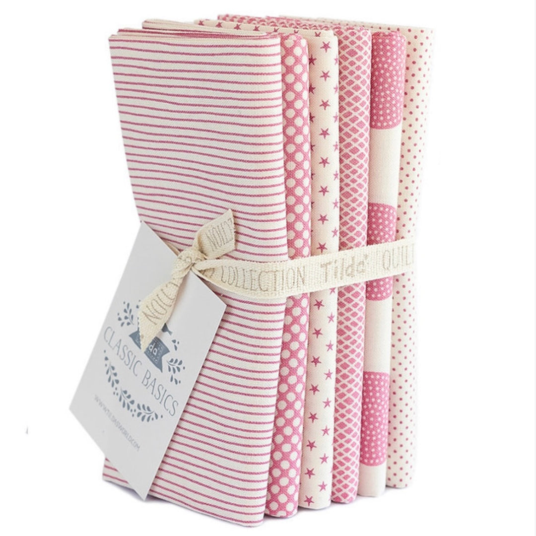 Tilda Basic Classics Fat Quarters - Pink