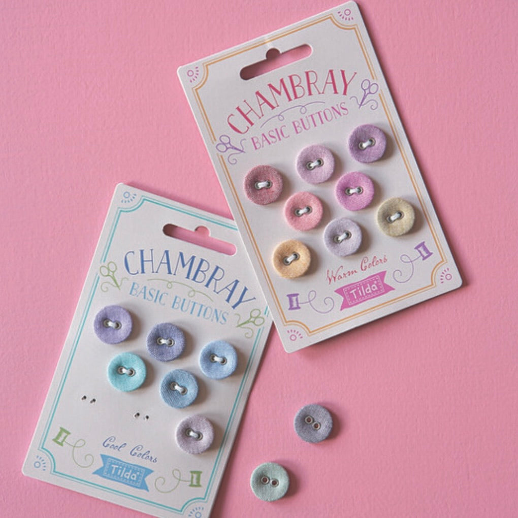 Tilda Chambray Buttons 16 mm