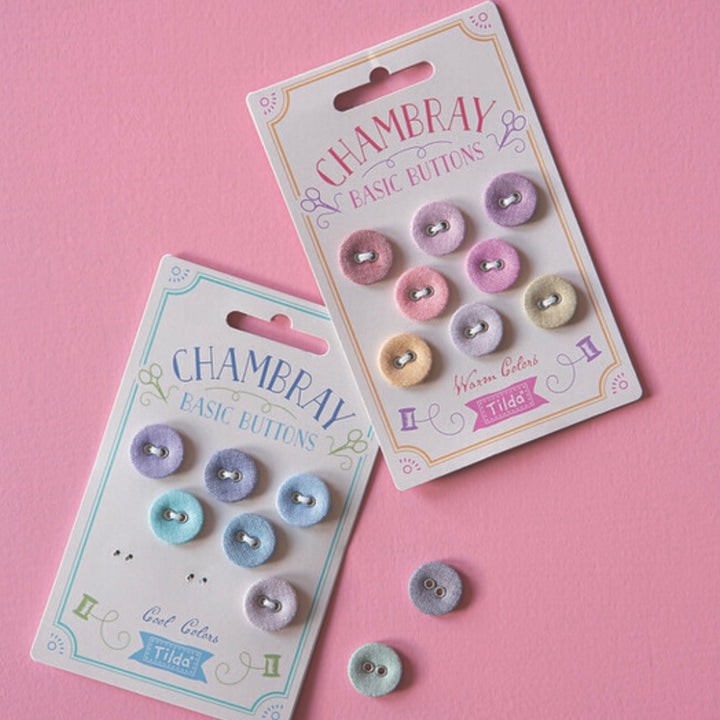 Tilda Chambray Buttons 16 mm