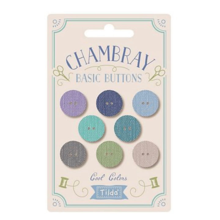 Tilda Chambray Buttons 16 mm