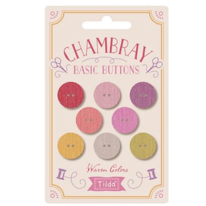 Tilda Chambray Buttons 16 mm