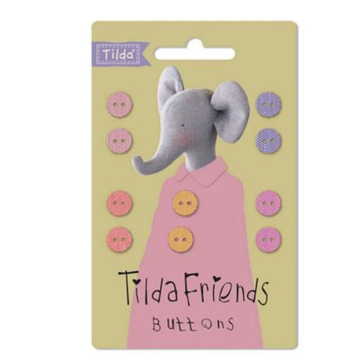 Tilda Friends Chambray Buttons 9 mm