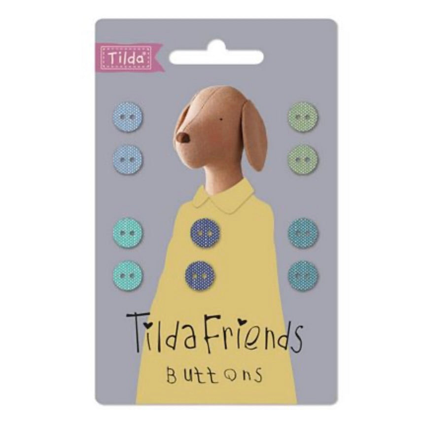 Tilda Friends Chambray Buttons 9 mm