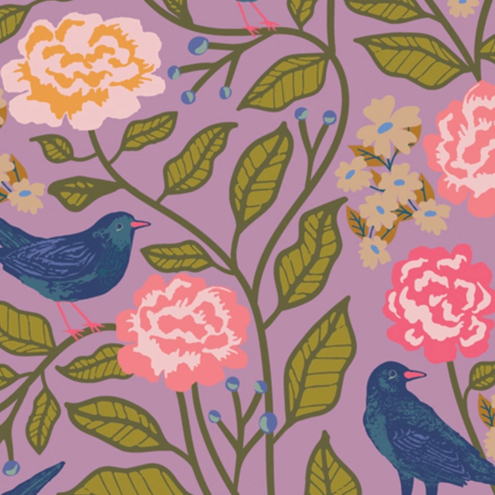 Starling by the 1/4 Yard - Blackbird Canopy