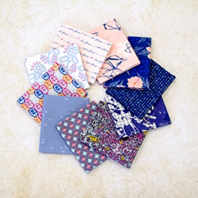 Spectrum Bundles Fat Quarters - Indigo Rose