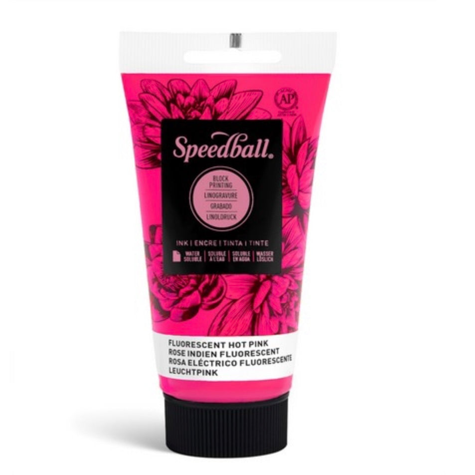 Water-Soluble Fluorescent Block Printing Inks