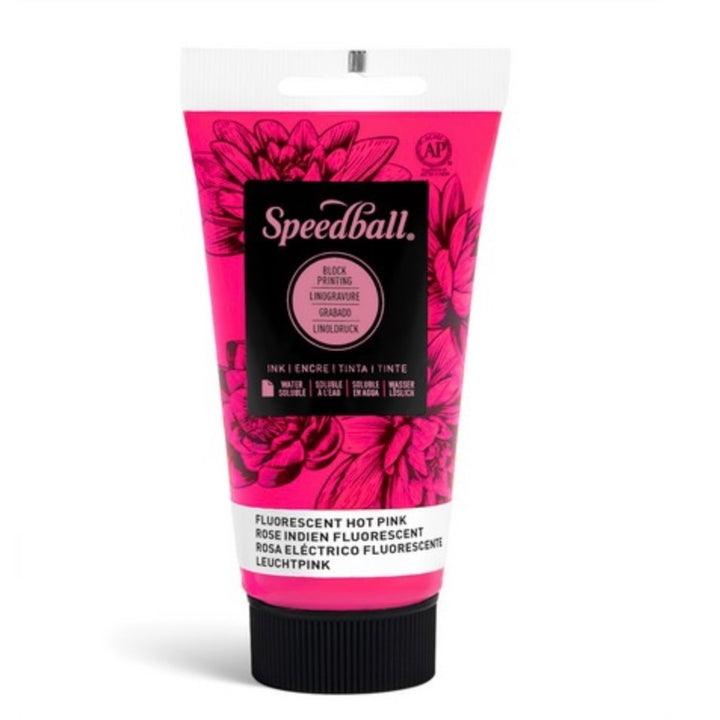 Water-Soluble Fluorescent Block Printing Inks