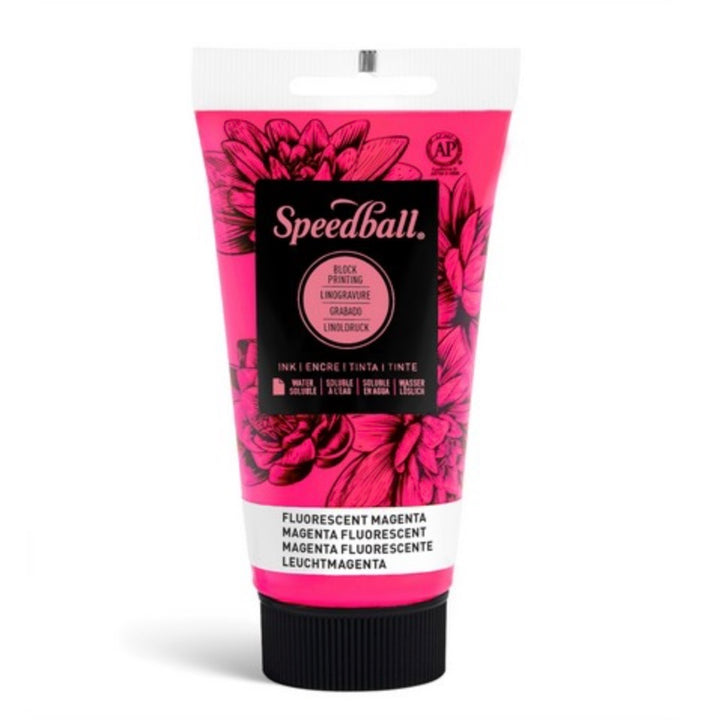 Water-Soluble Fluorescent Block Printing Inks