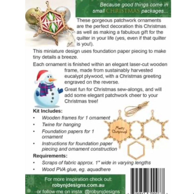 Mini Makes Snowflake Ornament Kit