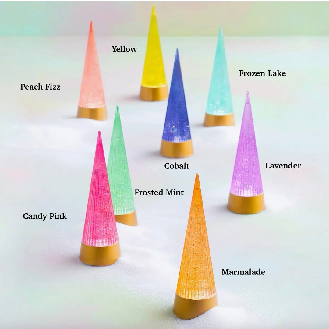 Glitterville Swirling Glitter Cone Tree