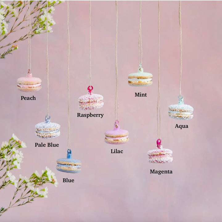 Glitterville Macaron Ornaments