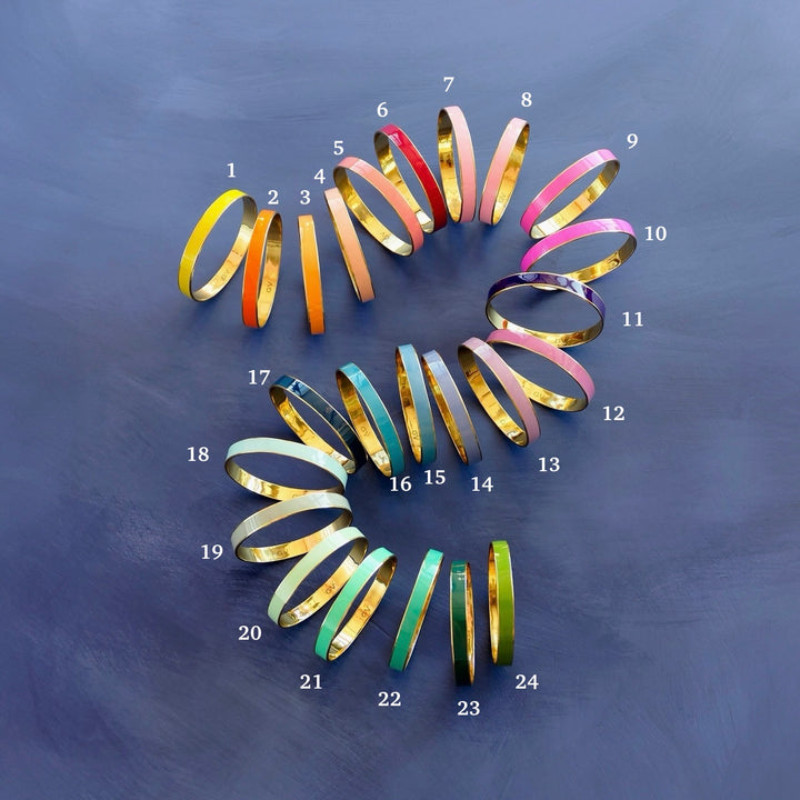 Rainbow Spangle Bangles