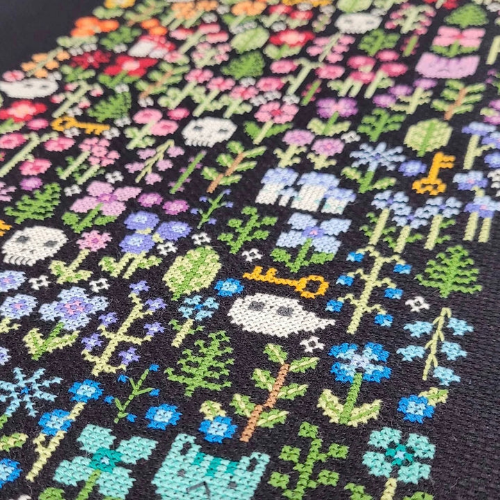 Rainbow Garden Cross Stitch Kit