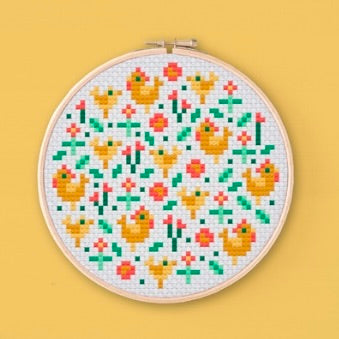 Chickens Cross Stitch Kit