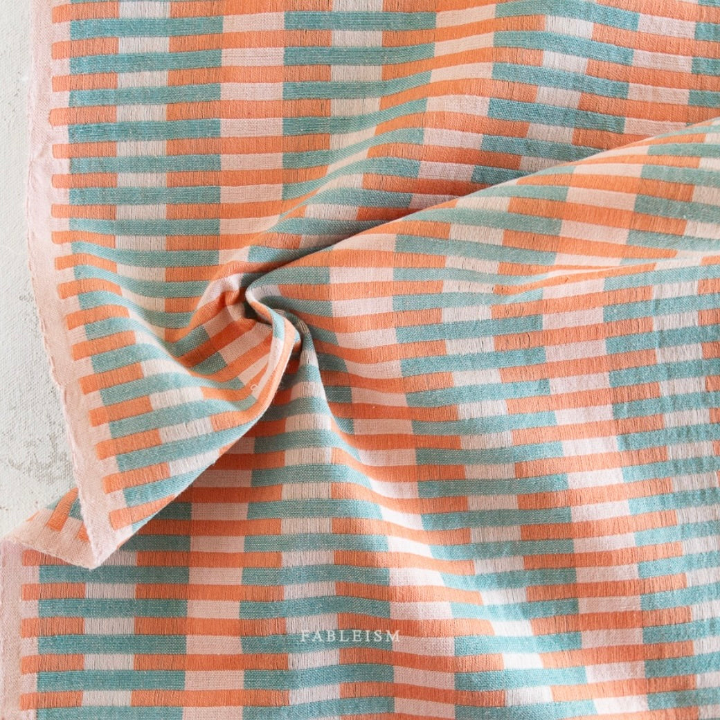 Lucky Loom by the 1/4 Yard - Interlock Watermelon