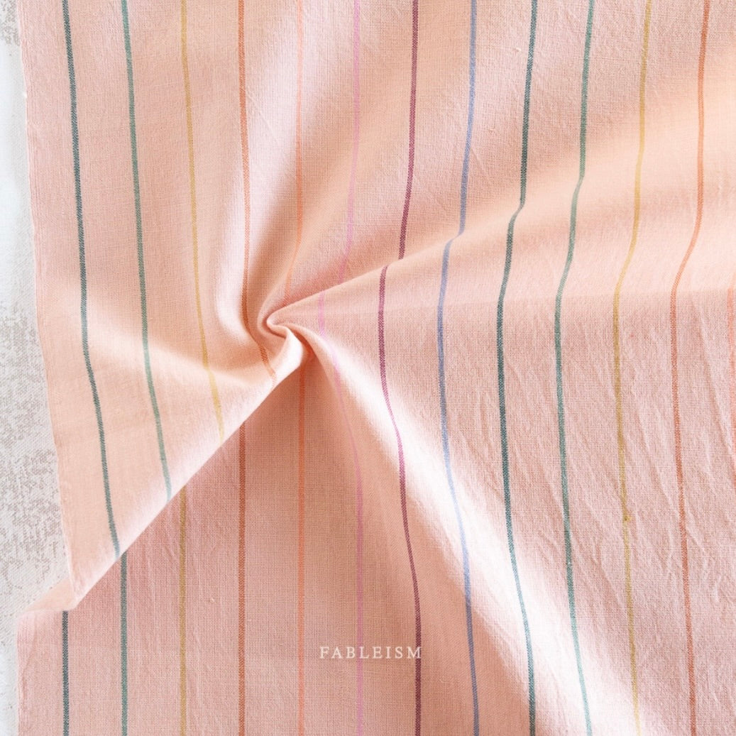 Lucky Loom by the 1/4 Yard - Skinny Stripe Shell