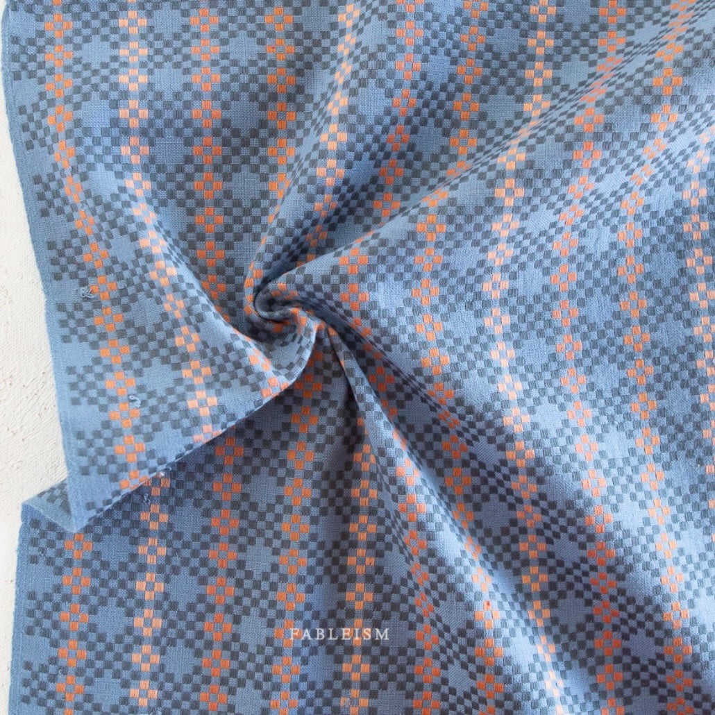 Lucky Loom by the 1/4 Yard - Mosaic Blue