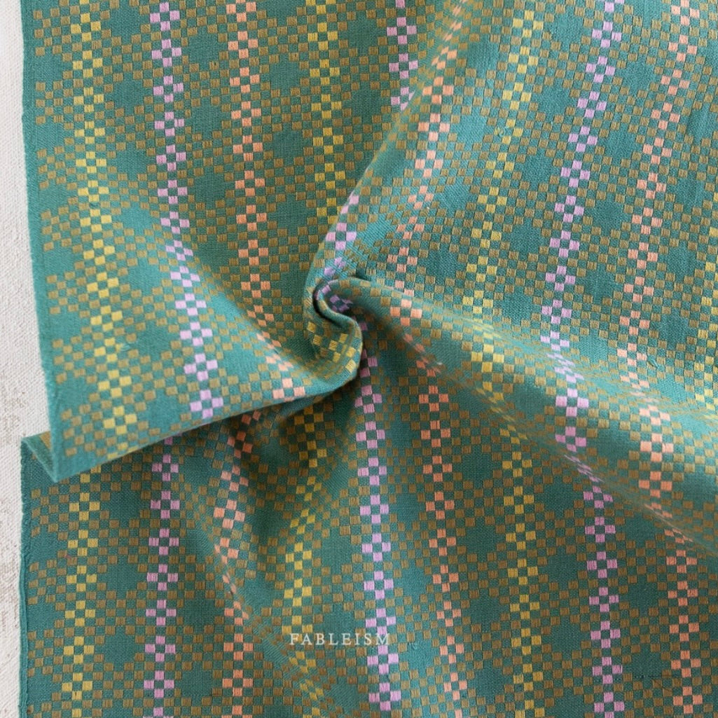 Lucky Loom by the 1/4 Yard - Mosaic Melon