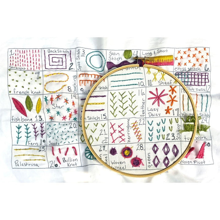 30 Day Sampler Embroidery Kit