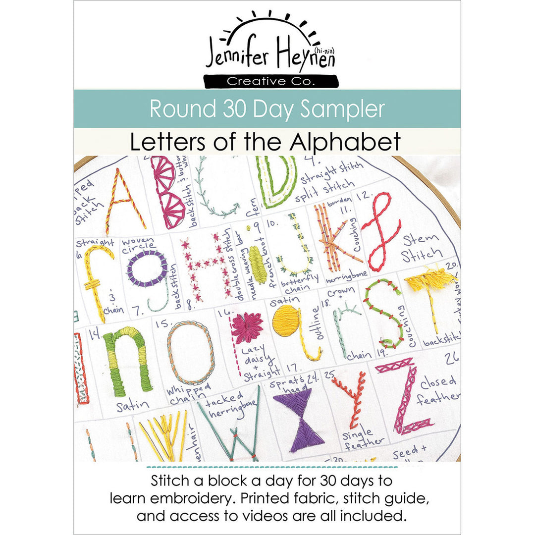 30 Day Sampler Letters of the Alphabet