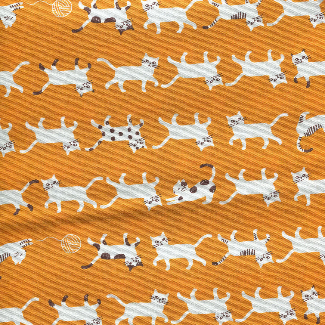 Simple Palette by the 1/4 Yard - Orange Cats