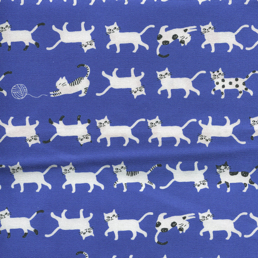 Simple Palette by the 1/4 Yard - Blue Cats