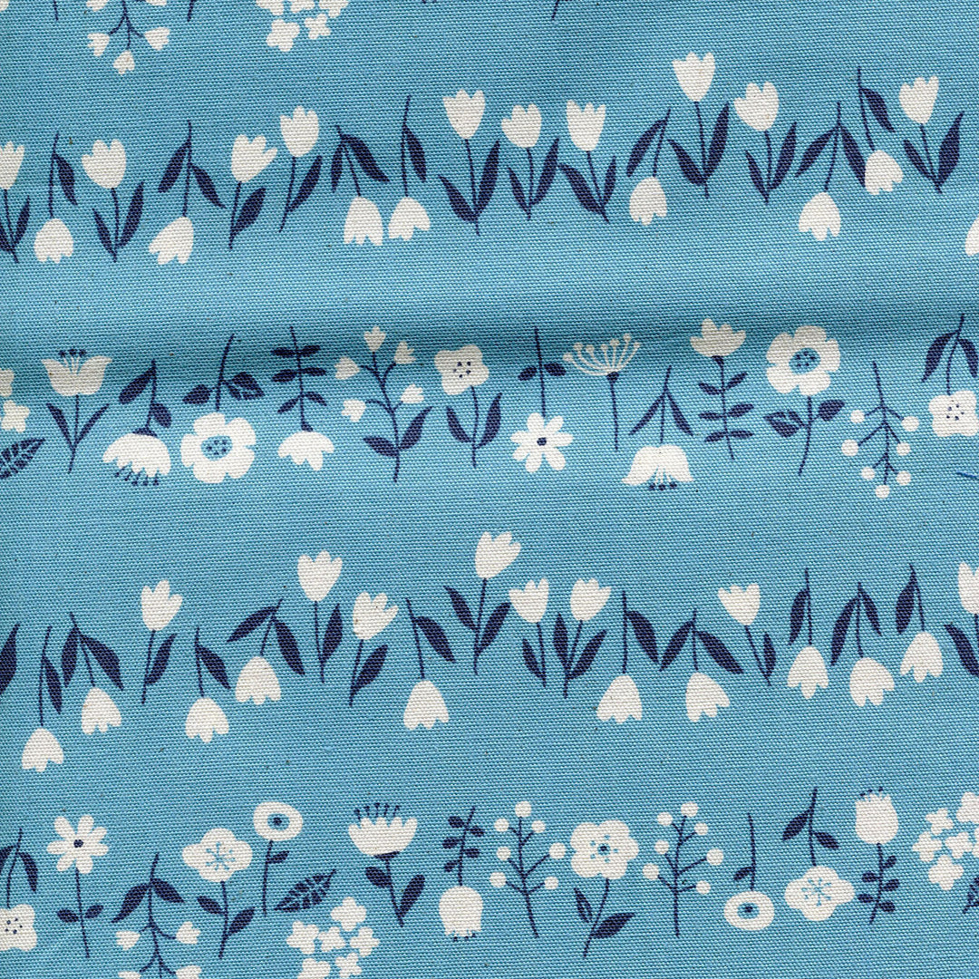 Simple Palette by the 1/4 Yard - Sax Blue Flower