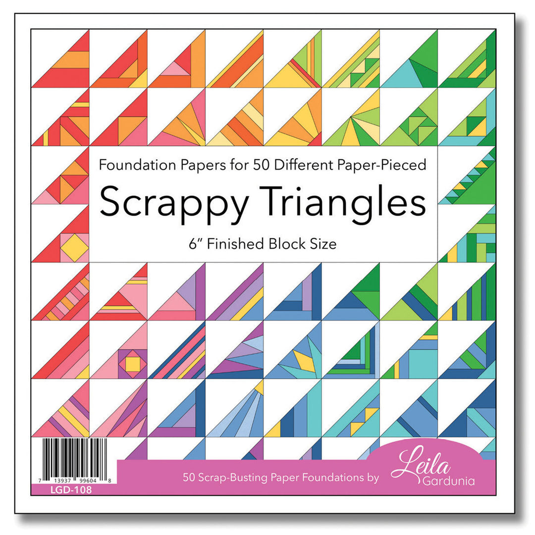 Scrappy Triangle 6" FPP Pad