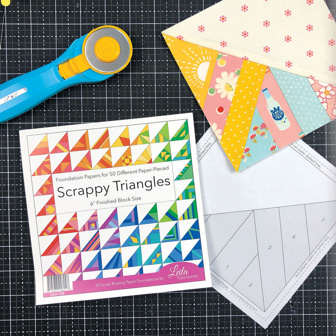 Scrappy Triangle 6" FPP Pad