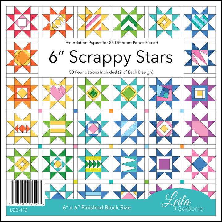 Scrappy Stars 6" FPP Pad