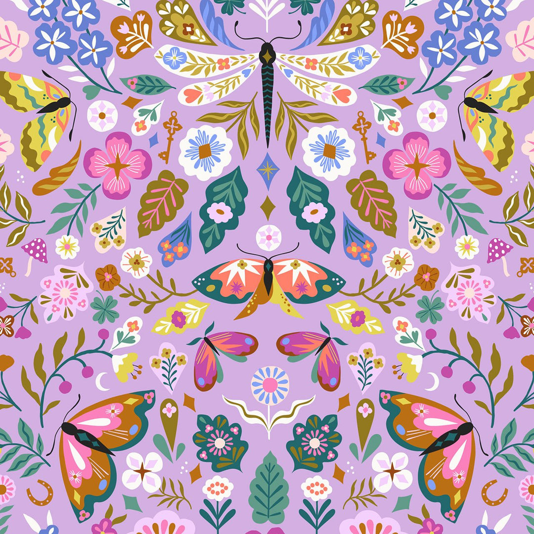 Lucky Charms by the 1/4 Yard - Dragonfly Dance