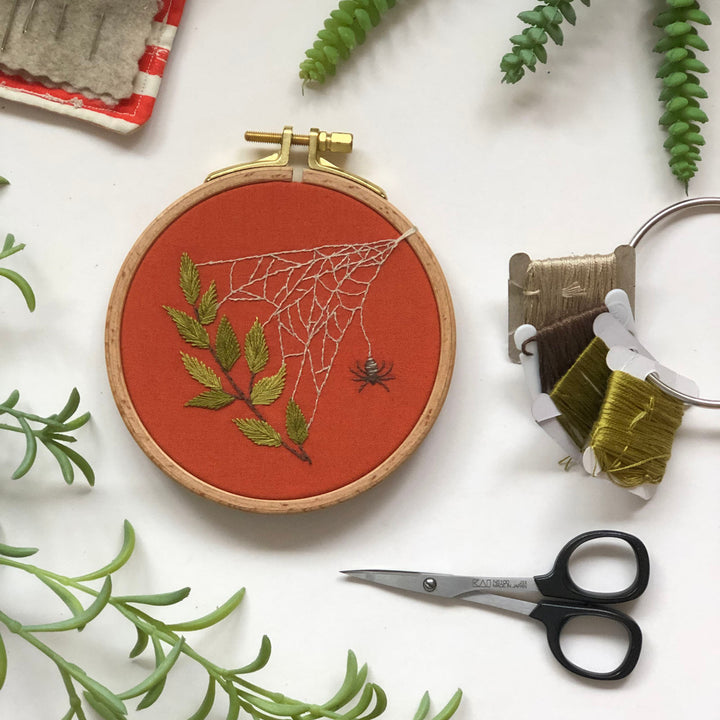 A Spider's Web Embroidery Kit