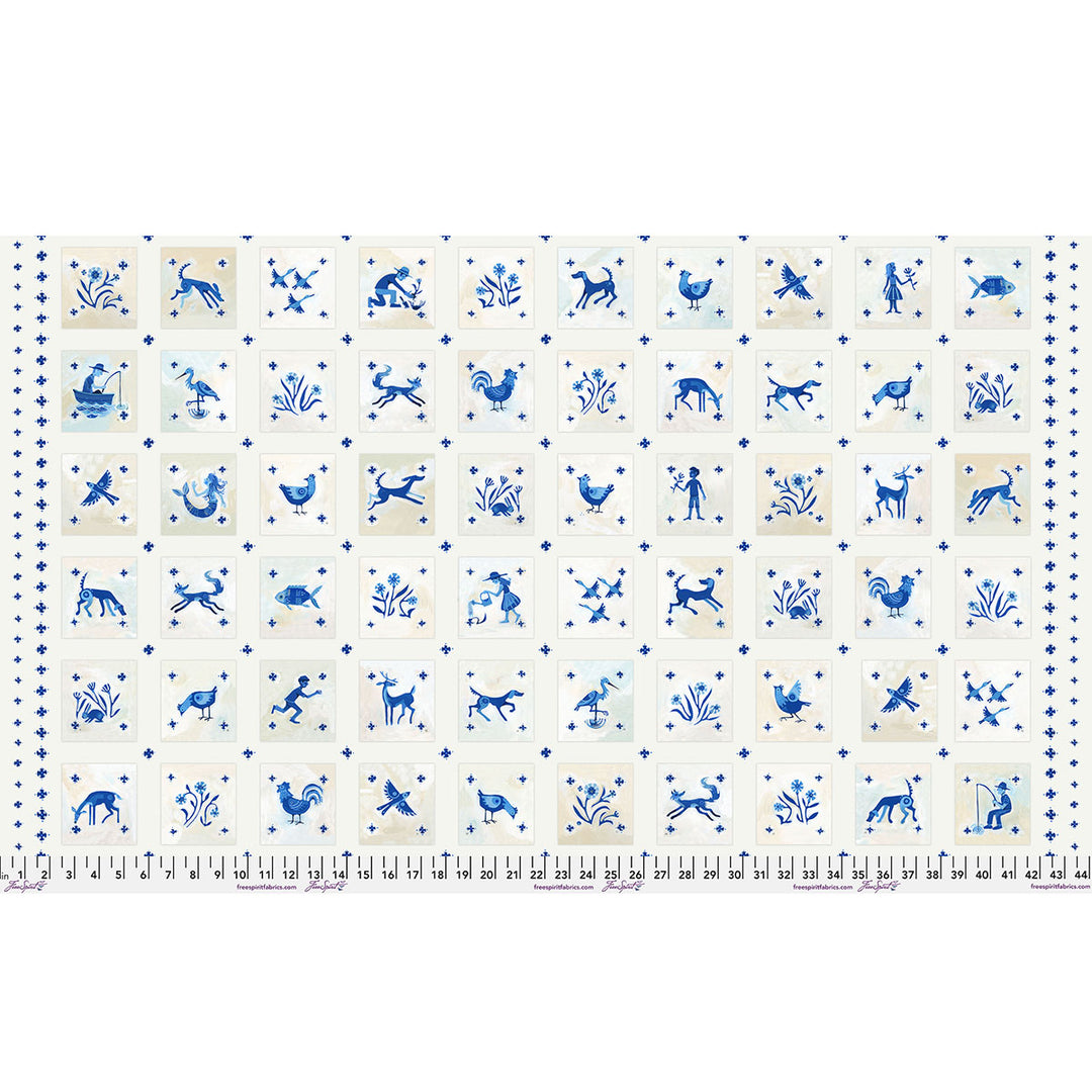 Azul by the 1/4 Yard - Azulejos