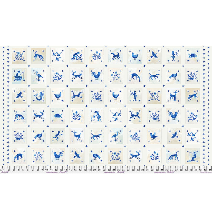 Azul by the 1/4 Yard - Azulejos