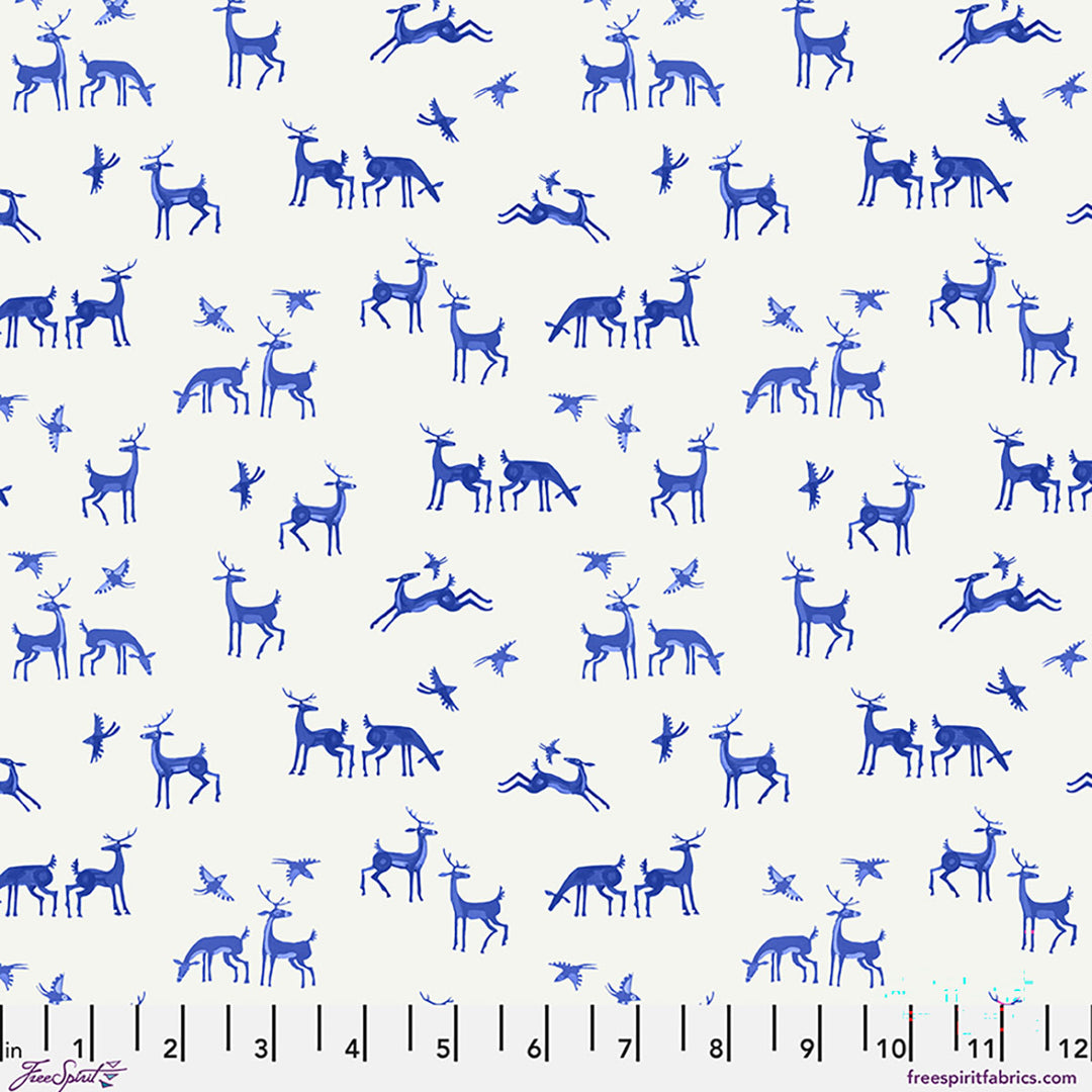 Azul by the 1/4 Yard - Grazing