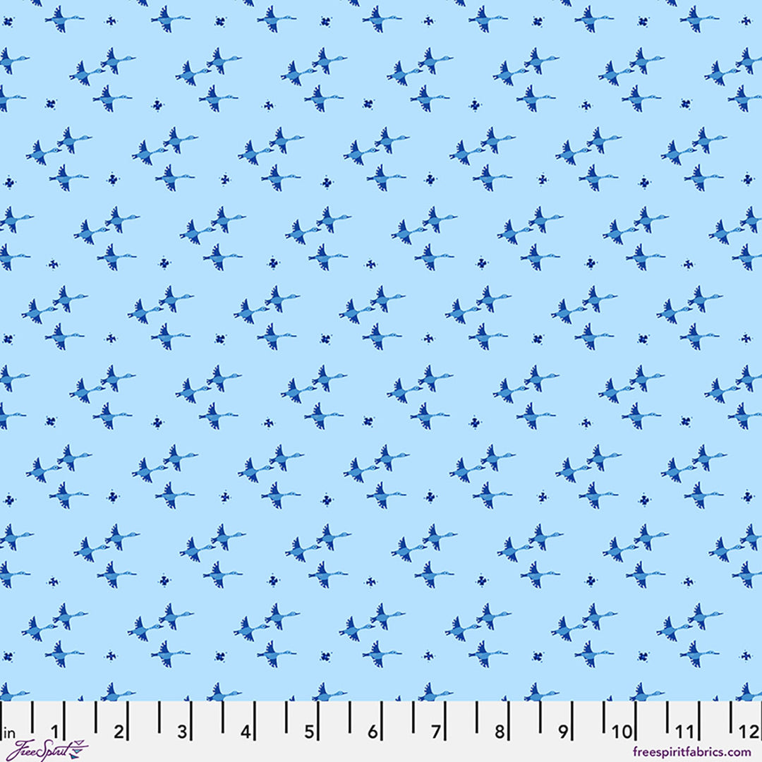 Azul by the 1/4 Yard - Flying South