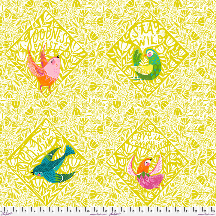What the Birds Said by the 1/4 Yard - Tile