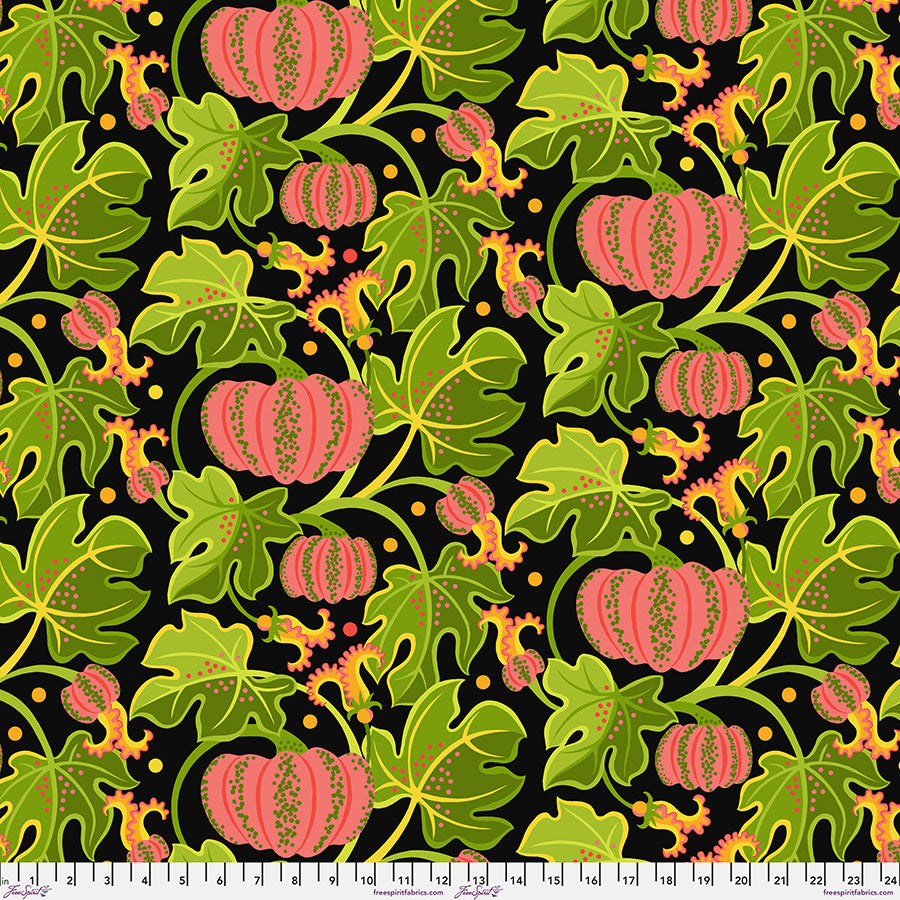 Vegetable Patch by the 1/4 Yard - Pumpkin