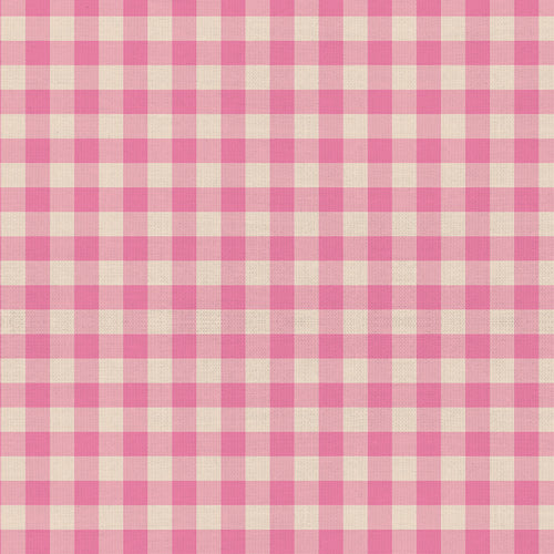 Picnic Wovens by the 1/4 Yard - Gingham Bubblegum