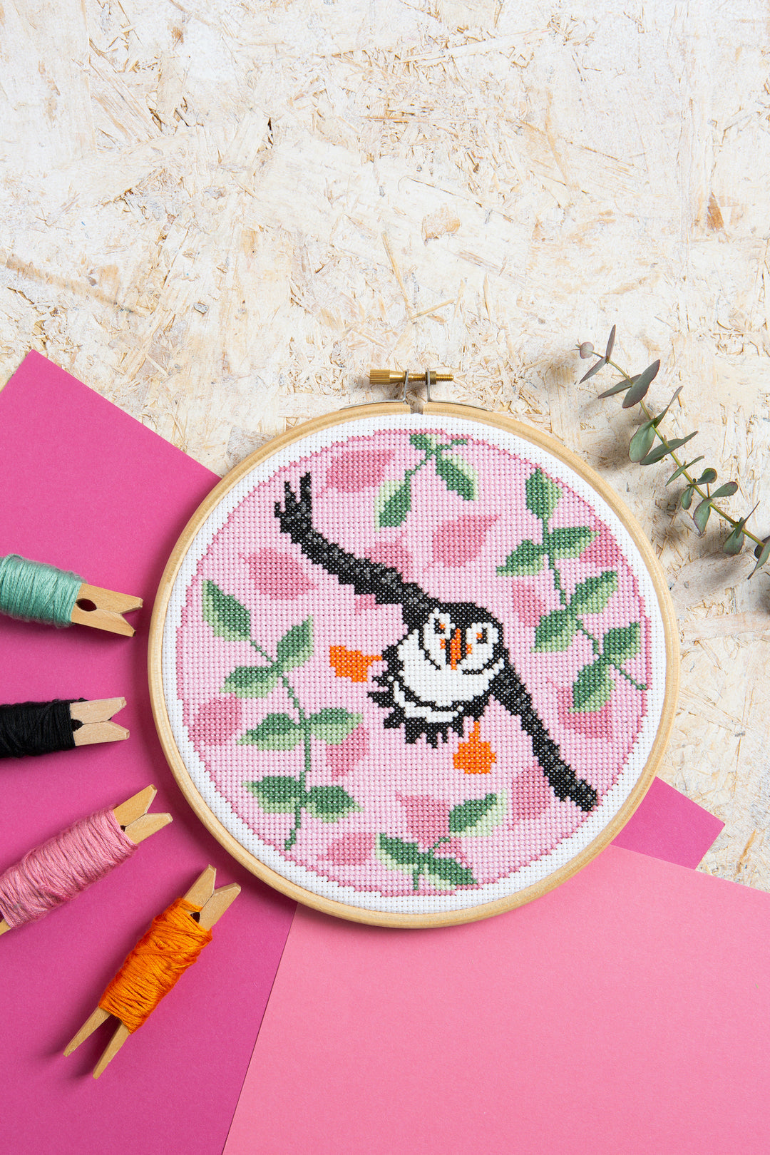 Puffin Cross Stitch Kit