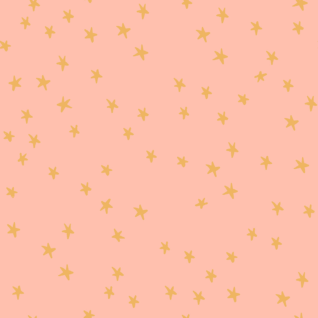 Starry by the 1/4 Yard - Peach