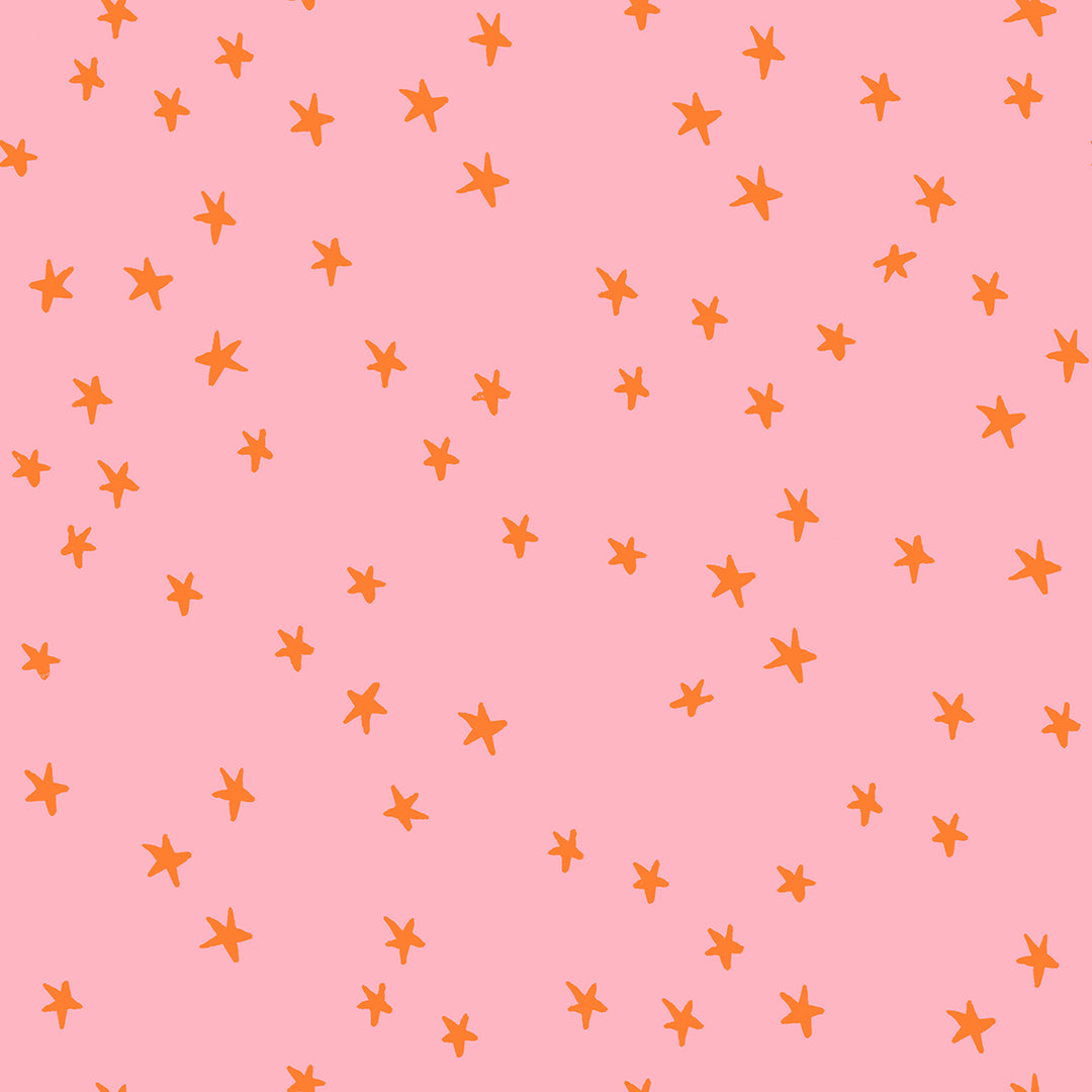 Starry by the 1/4 Yard - Rosebud